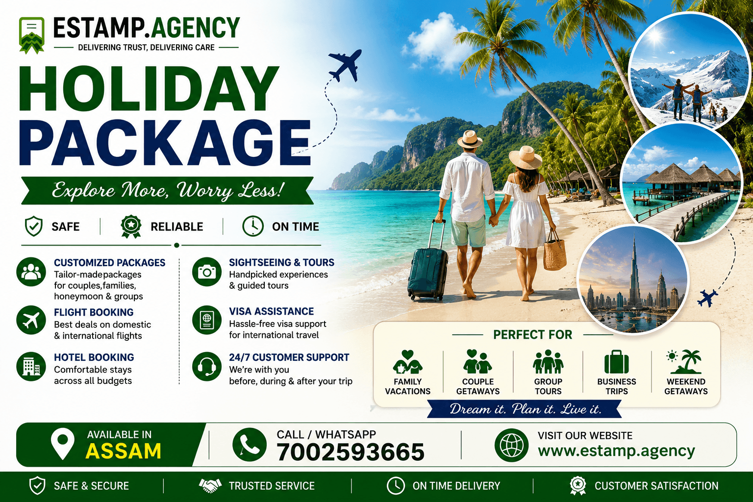 Holiday Tour Packages Available